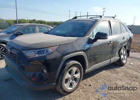2020 Toyota Rav4 Hybrid Xle из США, поврежденный, VIN 2T3RWRFV8LW077471